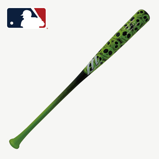 マルチ 硬式木製 デザインバット「ドクロ」