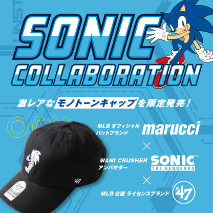 マルチ×ソニック（marucci×Sonic）コラボスナップバック（モノトーンキャップ）
