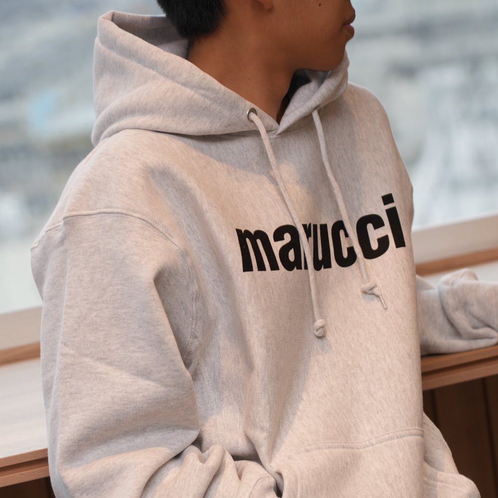 marucci グレー半袖パーカーLLフーディー　マルーチ　メタリックロゴ　新品 マルチ MARUCCI 公式限定 パーカー – マルチ＆ヴィクタススポーツジャパン